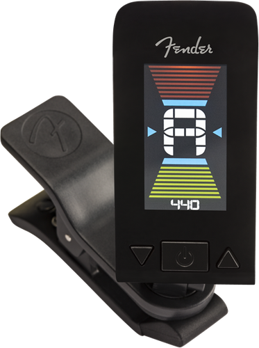 Originale Fender Originale Clip-On Accordatore LCD a Colori per Chitarra, Banjo - FIESTA RED - Foto 7 di 7