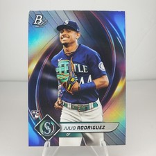 2022 Bowman Platinum Julio Rodriguez Rookie Card RC 
