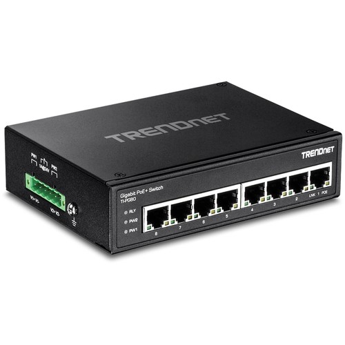 TRENDnet TI-PG80 8 Port Ethernet Switch (Version v1.3R) - Picture 2 of 6