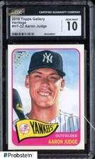2019 Topps Heritage Gallery #HT22 Aaron Judge Yankees CGC 10 GEM MINT