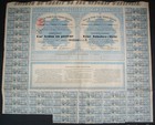 Osmanische Eisenbahn Comp 500 Franken 408 Mark 20 £, 1894 unc. + Coupons sign. Siemens