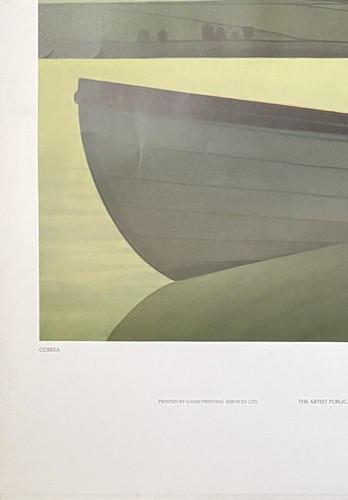 NEIL MOORE CORIXA ORIGINAL KUNST POSTER DRUCK THE TREADWELL GALLERY 1980er VINTAGE - Bild 10 von 17