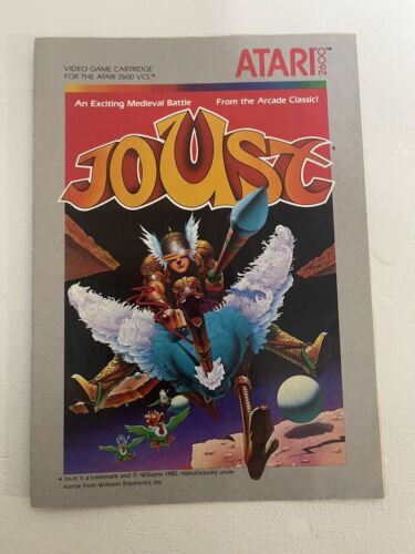 Atari 2600 Game Manual Only: Joust. No Game