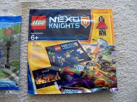 LEGO - City 30349 Nexo Knights 5004388 & Rare Young Vitruvius w/ Medallion - New