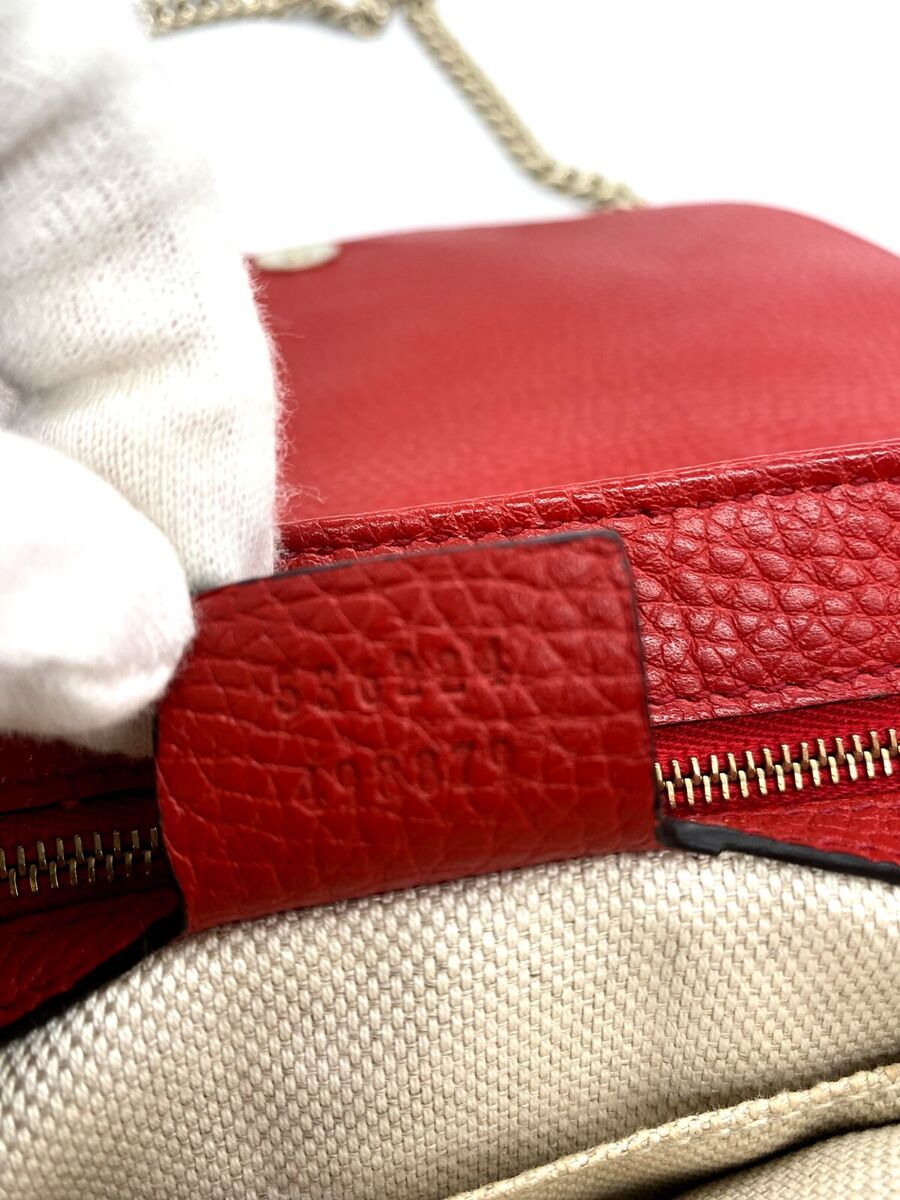 Gucci Soho Disco GG Red Tassel Chain Crossbody Bag 536224 | eBay Gucci Soho Disco GG Red Tassel Chain Crossbody Bag 536224 | eBay