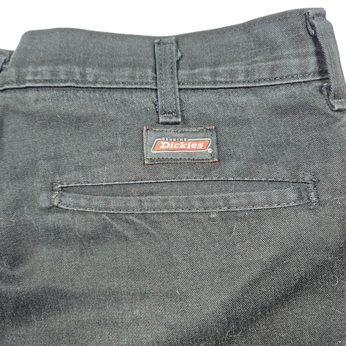 Dickies Black Cargo 34X34 Work Pants Vintage Y2K Distressed Skater Grunge - Picture 15 of 18