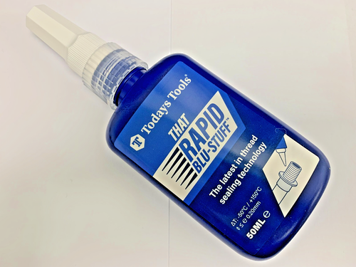 TODAYS TOOLS THAT RAPID BLU-STUFF THREAD SEALER LIQUID & NON DRIP BLU GEL - Picture 3 of 10