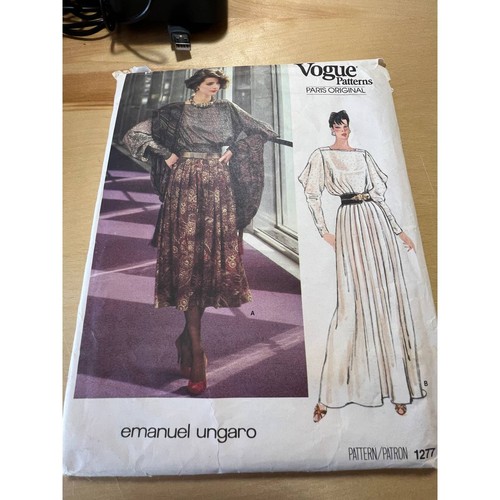 Vintage Vogue Womens Sewing Pattern #1277 Size 16  Uncut Emanual Ungaro - Picture 1 of 4