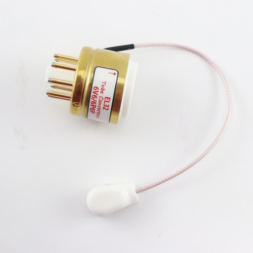 Un tubo de vacío chapado en oro EL32 (TO) 6V6 6P6P convertidor enchufe - Imagen 5 de 12