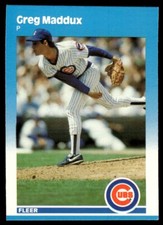 1987 Fleer Update Greg Maddux Rookie #U-68