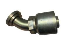 Parker 11743-20-20, 45° Elbow Crimp Style Hydraulic Hose Fitting **SALE**
