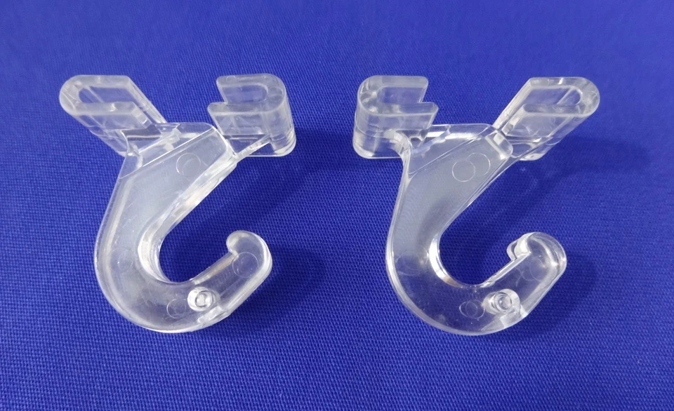 Clear Hinged Ceiling Tile Grid Track Hook Clip Retail Store Supply - Image 3 of 4