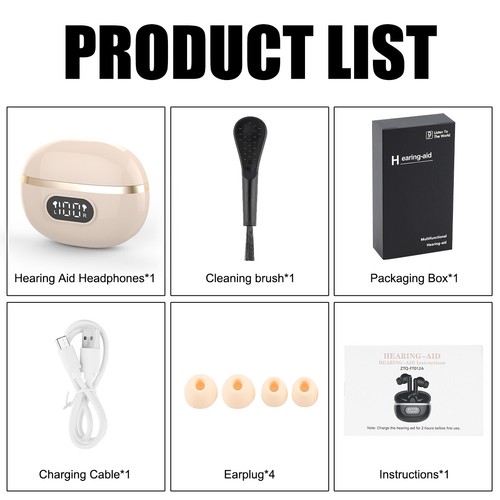 Digital Hearing Aids Noise Cancelling·64 Channel Severe Loss Sound Amplifier ITE - Picture 18 of 23