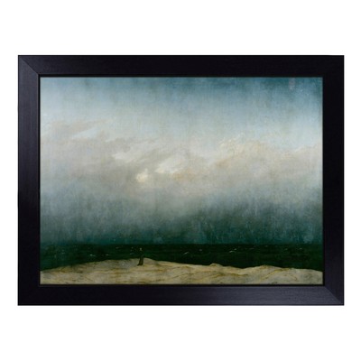Der Mönch am Meer von Caspar David Friedrich Lap Tray gepolsterter Sitzsack gepolstert