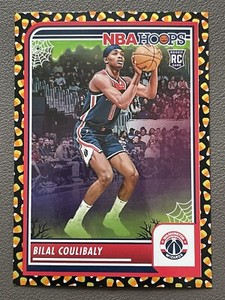 2023-24 Haunted Hoops #175 Bilal Coulibaly Candy Holo Parallel RC SP Wizards