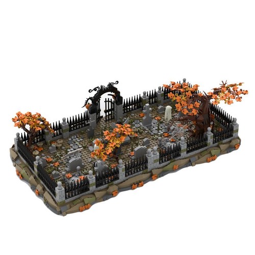 MOC-118177 Medieval Haunted Cemetery 2025 Pieces for Aged 15 Years and Above - Picture 3 of 5