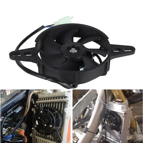 12V Motorcycle Engine Electric Radiator Cooling Oil Water Cooler fan Oil Cooler - Bild 1 von 8