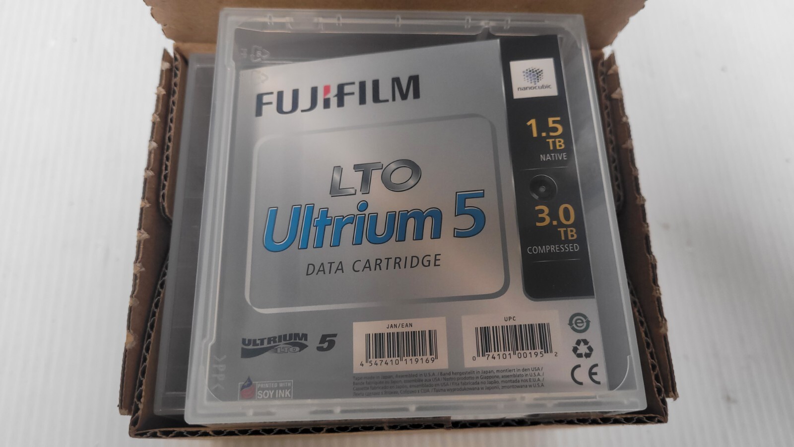 5 Pack FujiFilm LTO5 Ultrium5 Data Cartridges 3TB Storage Capacity