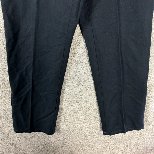 Orvis Women's Size 8 Dark Blue Linen Blend Straight Leg Khaki Pants - Picture 5 of 12