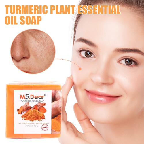 10x Tumeric Soap Skin Whitening Dark Spots lightening Acne Brightening Turmeric - Picture 7 of 25
