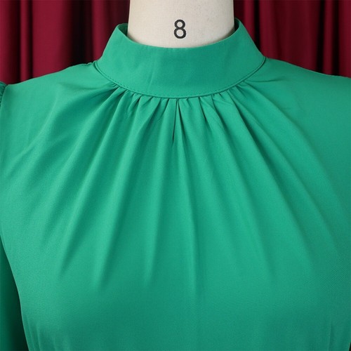 Fall Dresses for Women Casual Fashion Elegant Long Sleeve Crew Neck Tunic Dress - Imagen 32 de 38