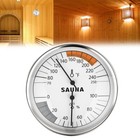 For sauna Temperature Humidity Monitor with Easy Visibility Dial Design