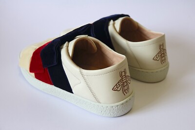 Gucci velvet sales bow sneakers