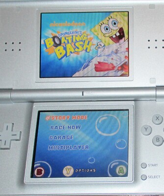 Nintendo DS Lite Silver System + 20 Kids Game Lot | eBay