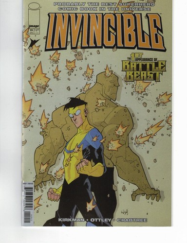 Invincible #19 Foil Variant 1st Appearance Battle Beast Blind Bag Kirkman Ottley - Picture 1 of 2