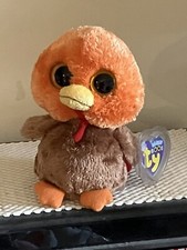 Ty Beanie Boo GOBBLER the Turkey~6”~Mint W/ Mint Tags