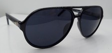 Vintage Liz Claiborne 10092 Black Pilot Sunglasses Korea FRAMES ONLY