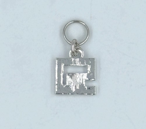 NEW ST. JOHN KNITS Zipper Pull Slider Replacement Puller Silver Swarovski Logo - Picture 3 of 8