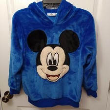 CHILDREN'S DISNEY BLUE MICKEY MOUSE HOODIE SIZE LARGE