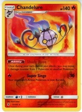 Pokemon TCG Chandelure 13/145 Sm-Guardians Rising Reverse Holo