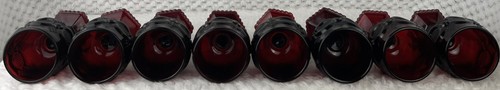 Vintage Avon 1876 Cape Cod Collection Rubinrot Gläser Weinkelche 8 Stück Set - Bild 5 von 24