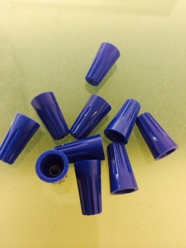 (5000 pc) Small Blue Screw On Wire Connectors Barrel - Picture 2 of 4