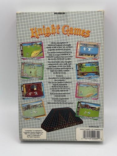 Knight Games IBM PC TANDY Compatibles Mastertronic - Picture 5 of 9