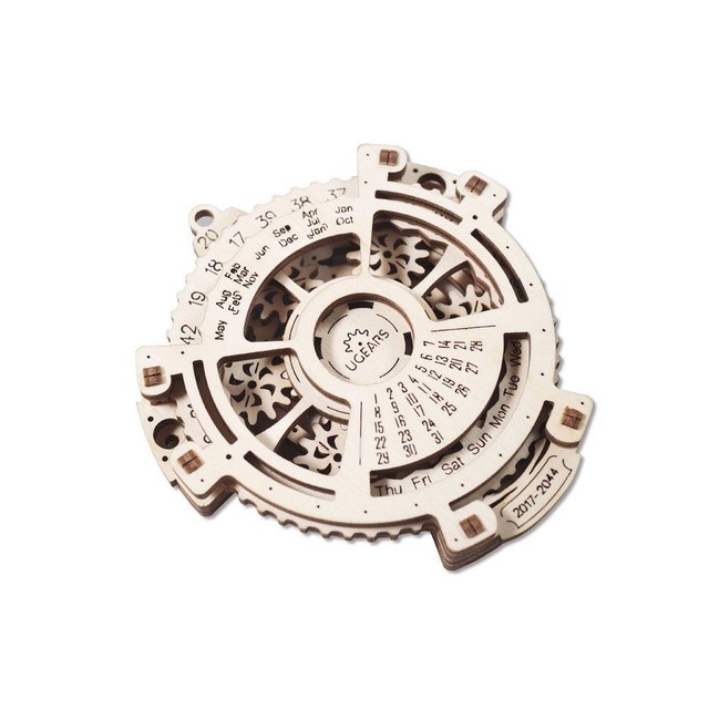 Mechanical UGEARS wooden 3D puzzle Model Date Navigator Construction Set Mechanical UGEARS wooden 3D puzzle Model Date Navigator Construction Set