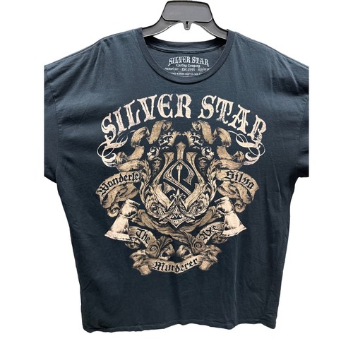 Wanderlei Silva Silver Star UFC Walk Out Shirt XXL - Picture 5 of 7