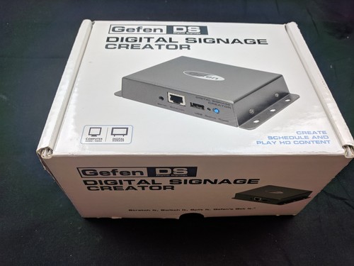 Gefen EXT-DSC-SPX Digital Signage Creator great conditions in original box - Picture 5 of 14