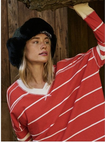 Freepeople All Star Layer Nwt Red Top Long Sleeve - Picture 2 of 5
