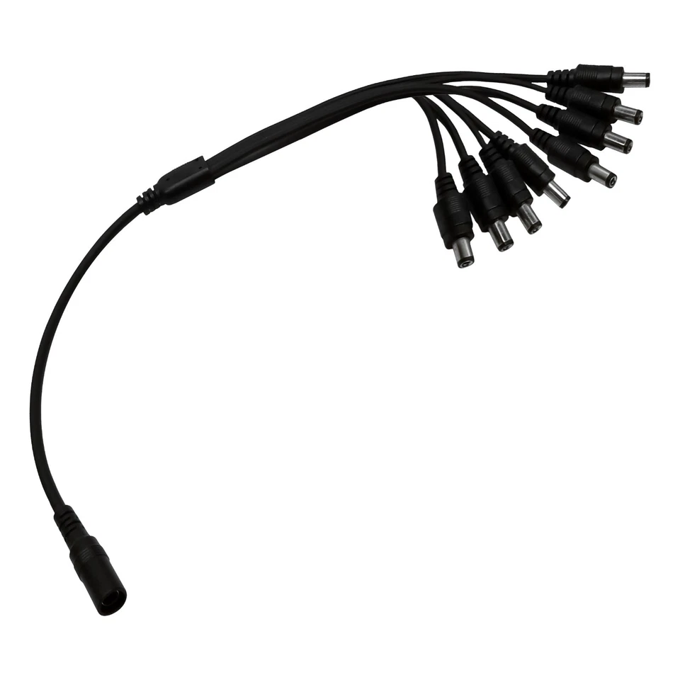 1 to 8 Way Channel DC Power Splitter Adapter Cable Cord for CCTV Security Camera - Image 2 of 4