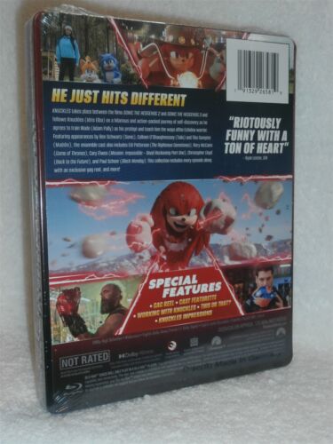 Knuckles (Blu-ray, 2024, STEELBOOK) NEW Idris Elba Adam Pally sonic the hedgehog - Picture 3 of 6