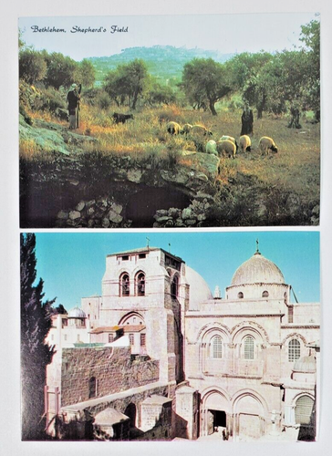 Cartoline d'epoca Gerusalemme Betlemme Israele Sacre carte stella non spedite lotto di 10 - Foto 6 di 10