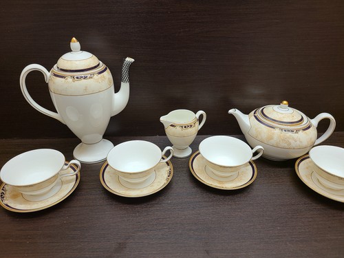 Wedgwood Cornucopia 4x Persona Set Tepot Cafetera Platos Platos Tazón etc. - Imagen 7 de 9