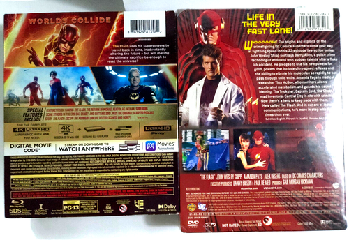 The Flash 4K+Slip Cover WALMART OOP/The Flash: Complete 1990-1991 Series (6-DVD) - Picture 2 of 12