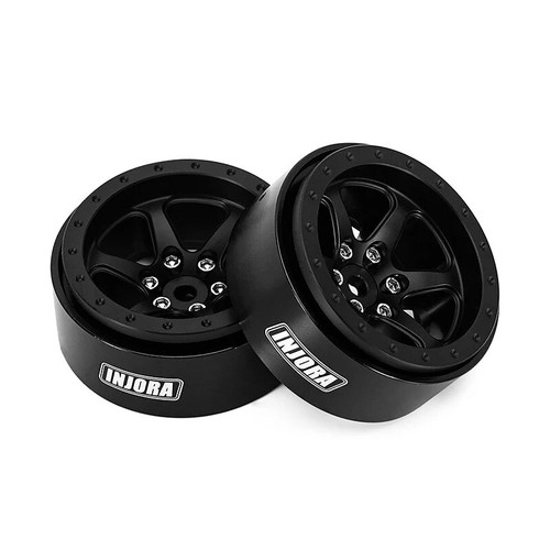 INJORA 1.3 Aluminium Beadlock Wheel Rims Offset -4.05mm for 1/24 1/18 RC Crawler - Picture 9 of 29