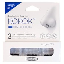3-Ply Nose Filter Reusable Breathable Nasal Plugs Air Filteration for Dust Po...