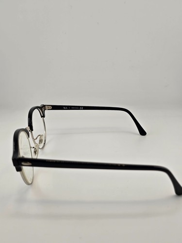 Occhiali da vista Ray Ban Clubround RB4246-V 2000 nero lucido mezza montatura SOLO MONTATURE - Foto 4 di 6