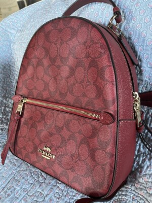 #ad Jordan Coach Backpack Purse Signature Red Brand New w Tags